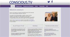 Desktop Screenshot of conscious.tv